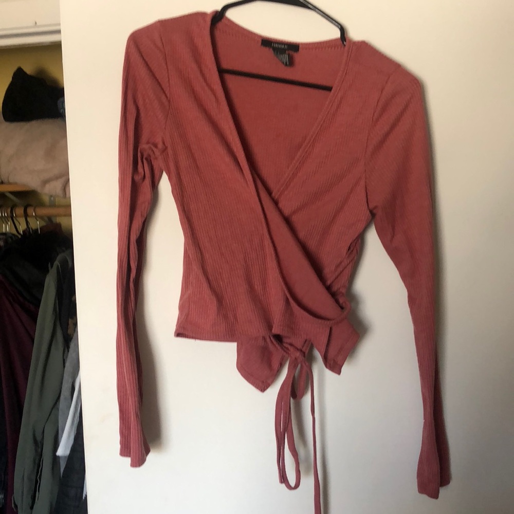 Cute wrap top!